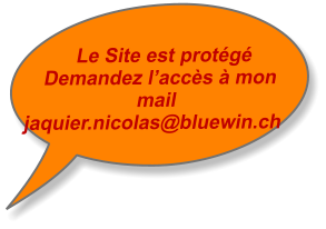 Le Site est protégé Demandez l’accès à mon mail jaquier.nicolas@bluewin.ch