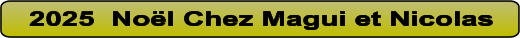 2025  Noël Chez Magui et Nicolas